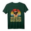 Deutscher Schäferhund Hund Welpe Retro Papa Geschenk T-Shirt – Perfekt für Hundehalter, Hundebesitzer & Hundezüchter zu Weihnachten, Geburtstag & Vatertag