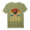 Deutscher Schäferhund Hund Welpe Retro Papa Geschenk T-Shirt – Perfekt für Hundehalter, Hundebesitzer & Hundezüchter zu Weihnachten, Geburtstag & Vatertag
