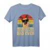 Deutscher Schäferhund Hund Welpe Retro Papa Geschenk T-Shirt – Perfekt für Hundehalter, Hundebesitzer & Hundezüchter zu Weihnachten, Geburtstag & Vatertag