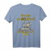 Das Geschenk für Angler zum HapFrog - 40 Jahre alt T-Shirt mit witzigem Fischerei-Design für Männer
