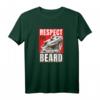 Bartagame Respekt vor der Barteidechse - Lustiges Reptiliengeschenk T-Shirt für Eidechsenliebhaber, Reptilienpapa & -mama, ideal zu Weihnachten & Geburtstag