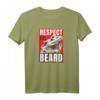 Bartagame Respekt vor der Barteidechse - Lustiges Reptiliengeschenk T-Shirt für Eidechsenliebhaber, Reptilienpapa & -mama, ideal zu Weihnachten & Geburtstag