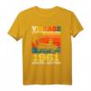 60 Jahre alt Angeln Fischer T-Shirt - Vintage 1961 Geburtstag Geschenk für Männer und Jungen, perfekt für Angler & Fischer-Omas & -Opas