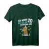 Damen & Herren 20. Geburtstag T-Shirt mit Lama Alpaka V-Ausschnitt – Lustiges Geschenk für 2001 Geborene, Freunde & Familie