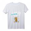 Damen & Herren 20. Geburtstag T-Shirt mit Lama Alpaka V-Ausschnitt – Lustiges Geschenk für 2001 Geborene, Freunde & Familie