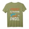 Unterschätze niemals einen alten Mann mit einer Angel - Lustiges Angel T-Shirt für Männer, Papa & Opa als Geschenkidee