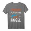Unterschätze niemals einen alten Mann mit einer Angel - Lustiges Angel T-Shirt für Männer, Papa & Opa als Geschenkidee