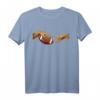 American Football Michelangelo Hand Lustiges Football Fan T-Shirt – Perfektes Geschenk für Football-Fans zu Weihnachten & Geburtstagen