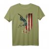 Adler Amerikanischer Patriot US Amerika USA Flagge Outfit T-Shirt - Patriotisches Geschenk für Damen, Herren, Kinder & Jugendliche
