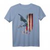 Adler Amerikanischer Patriot US Amerika USA Flagge Outfit T-Shirt - Patriotisches Geschenk für Damen, Herren, Kinder & Jugendliche