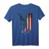 Adler Amerikanischer Patriot US Amerika USA Flagge Outfit T-Shirt - Patriotisches Geschenk für Damen, Herren, Kinder & Jugendliche