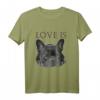 Französische Bulldogge Liebe T-Shirt – Niedliches Schwarzes Hundeshirt für Bulldoggenfans, Hundebesitzer & Valentinstag Geschenk