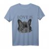 Französische Bulldogge Liebe T-Shirt – Niedliches Schwarzes Hundeshirt für Bulldoggenfans, Hundebesitzer & Valentinstag Geschenk