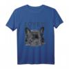 Französische Bulldogge Liebe T-Shirt – Niedliches Schwarzes Hundeshirt für Bulldoggenfans, Hundebesitzer & Valentinstag Geschenk