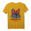 Französische Bulldogge Mama Frenchie Frauchen T-Shirt - Lustiges Hunde-Motiv für Hundeliebhaber, Muttertag & Weihnachtsgeschenk