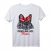 Französische Bulldogge Mama Frenchie Frauchen T-Shirt - Lustiges Hunde-Motiv für Hundeliebhaber, Muttertag & Weihnachtsgeschenk