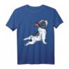 Französische Bulldogge Yoga T-Shirt für Frauen Lustig Hund Welpe - Perfektes Geschenk für Hunde- und Yoga-Fans