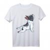 Französische Bulldogge Yoga T-Shirt für Frauen Lustig Hund Welpe - Perfektes Geschenk für Hunde- und Yoga-Fans