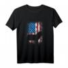 Bulldogge Amerika USA Fahne - Patriotisches Hunde T-Shirt für Bulldoggenliebhaber & Hundebesitzer, ideales Geschenk zum Vatertag, Geburtstag & Weihnachten