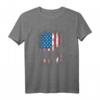 Bulldogge Amerika USA Fahne - Patriotisches Hunde T-Shirt für Bulldoggenliebhaber & Hundebesitzer, ideales Geschenk zum Vatertag, Geburtstag & Weihnachten