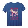 American Bulldog Just A Girl Who Loves Dog Floral T-Shirt – Lustiges Hundedesign für Damen, Welpenliebhaber & Tierfans