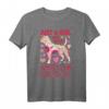 American Bulldog Just A Girl Who Loves Dog Floral T-Shirt – Lustiges Hundedesign für Damen, Welpenliebhaber & Tierfans