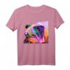 Englische Bulldogge Pop Art Porträt T-Shirt - Perfektes Geschenk für Hundebesitzer, Hundeliebhaber und Züchter
