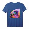 Englische Bulldogge Pop Art Porträt T-Shirt - Perfektes Geschenk für Hundebesitzer, Hundeliebhaber und Züchter