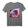Englische Bulldogge Pop Art Porträt T-Shirt - Perfektes Geschenk für Hundebesitzer, Hundeliebhaber und Züchter