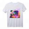 Englische Bulldogge Pop Art Porträt T-Shirt - Perfektes Geschenk für Hundebesitzer, Hundeliebhaber und Züchter