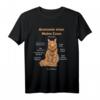 Anatomie einer Maine Coon T-Shirt – Lustiges Katzenmotiv für Katzenliebhaber, Geschenkidee zu Weihnachten & Geburtstag