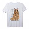 Maine Coon Katze T-Shirt mit lustiger Sonnenbrille – Perfektes Geschenk für Katzenliebhaber, Freunde und Familie