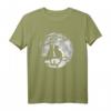 Katzen auf Baum bei Mond – Katzenliebhaber T-Shirt für Tierfreunde und Katzenfans