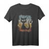 Funky Vintage Retro Katzen Silhouette T-Shirt – Stylisches Design für Katzenliebhaber & Retro-Fans