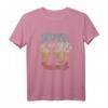 Funky Vintage Retro Katzen Silhouette T-Shirt – Stylisches Design für Katzenliebhaber & Retro-Fans