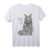 Fluff Off - Maine Coon Katze T-Shirt mit lustigem Spruch | Perfektes Geschenk für Katzenfans zu Geburtstag, Weihnachten & besonderen Anlässen
