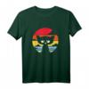 Funky Vintage Retro Katzen Silhouette T-Shirt – Coole Geschenkidee für Katzenliebhaber und Tierfreunde