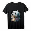 Outer Space Old English Sheepdog T-Shirt – Galaxy Astronaut Bobtail für Sheepdog-Fans, Weltraum-Design & Tierliebhaber