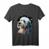Outer Space Old English Sheepdog T-Shirt – Galaxy Astronaut Bobtail für Sheepdog-Fans, Weltraum-Design & Tierliebhaber