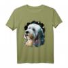 Outer Space Old English Sheepdog T-Shirt – Galaxy Astronaut Bobtail für Sheepdog-Fans, Weltraum-Design & Tierliebhaber
