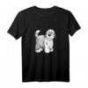 Lustiges Bobtail Hund T-Shirt im Comic Style – Witziges Geschenk für Hundeliebhaber, Herrchen, Frauchen, Kinder & Erwachsene