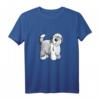 Lustiges Bobtail Hund T-Shirt im Comic Style – Witziges Geschenk für Hundeliebhaber, Herrchen, Frauchen, Kinder & Erwachsene