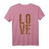 Love Leo Clothing Leopard Gepard Pelz Muster Druck Geschenk T-Shirt – Trendiges Tiermuster für Frauen, Mütter & Freundinnen als Geschenkidee