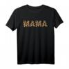 Mama Leopard Print Tier Safari Trendy T-Shirt - Modisches Tierdruck-Shirt für Frühling & Herbst, Geschenkideen für Mutter, Schwester & Freundin