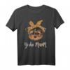 Yorkie Mom Yorkshire Leopard Hundeliebhaber Muttertagsgeschenk T-Shirt – Lustiges Hundemama T-Shirt für Tierliebhaberinnen