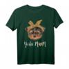 Yorkie Mom Yorkshire Leopard Hundeliebhaber Muttertagsgeschenk T-Shirt – Lustiges Hundemama T-Shirt für Tierliebhaberinnen