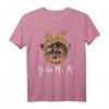 Yorkie Mom Yorkshire Leopard Hundeliebhaber Muttertagsgeschenk T-Shirt – Lustiges Hundemama T-Shirt für Tierliebhaberinnen