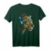 Leopard Musik - Tierliebhaber Kunst Kopfhörer Tier Leopard T-Shirt für Tierfans & Freunde