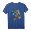 Leopard Musik - Tierliebhaber Kunst Kopfhörer Tier Leopard T-Shirt für Tierfans & Freunde