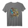 Leopard Musik - Tierliebhaber Kunst Kopfhörer Tier Leopard T-Shirt für Tierfans & Freunde